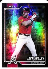 2026 Topps Black Rainbow Foil #323 Jake Fraley 06/10