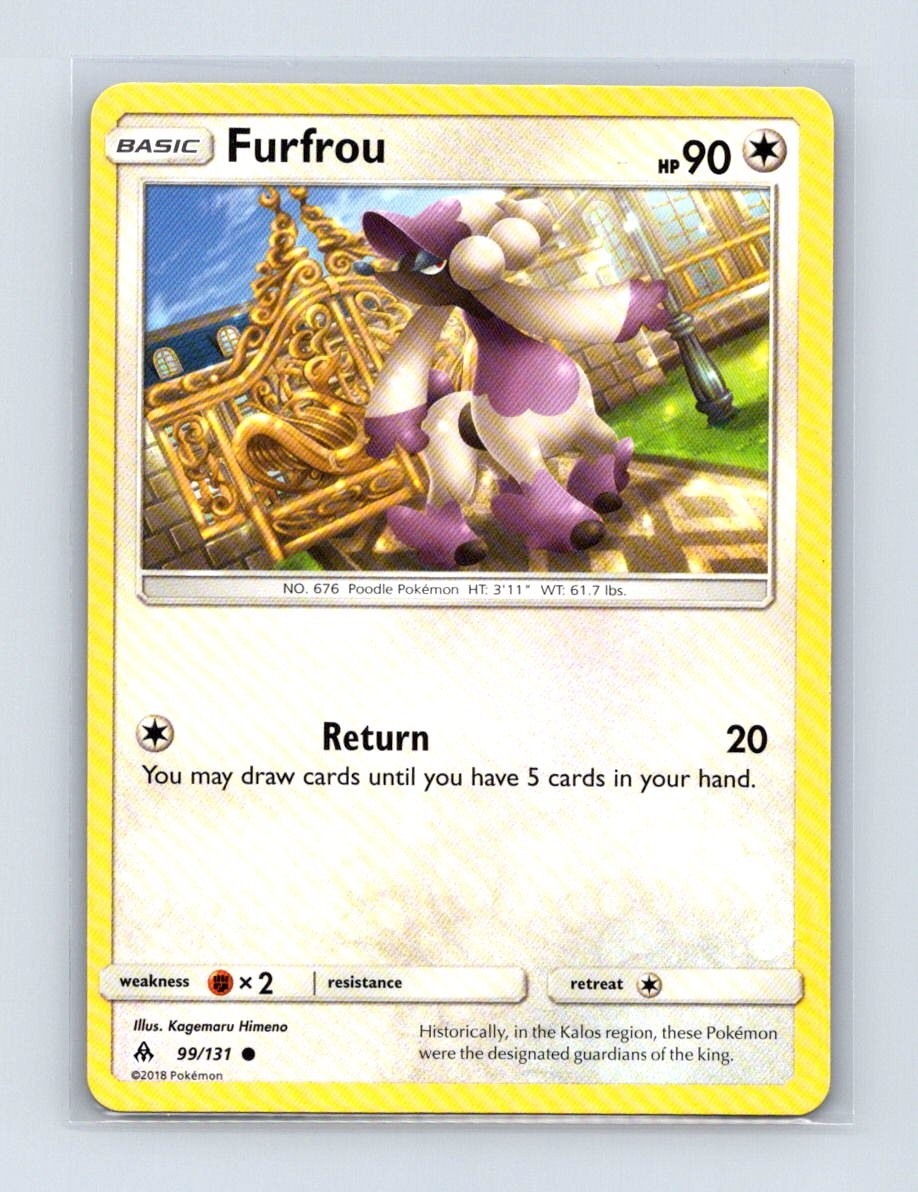 Furfrou 99/131 Common Forbidden Light Pokemon Lightly Played