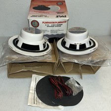 Pyle PLMR605W 2-Way 6.5" Flush Mount Speakers - White, Pair