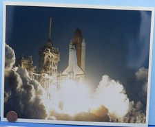 NASA PRESS PHOTO vtg STS-59 Endeavour Space Shuttle LAUNCH 560