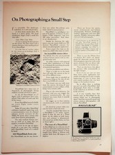 Hasselblad 1979 Print Advertisement 8x11 Camera Vintage Collectible