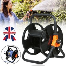 20m Portable Hose Reel Trolley Garden Free Standing Water Hose Cart Holder Rack