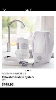 Princess House Vida Sana Refresh Water  Filtration System (5799)  New!