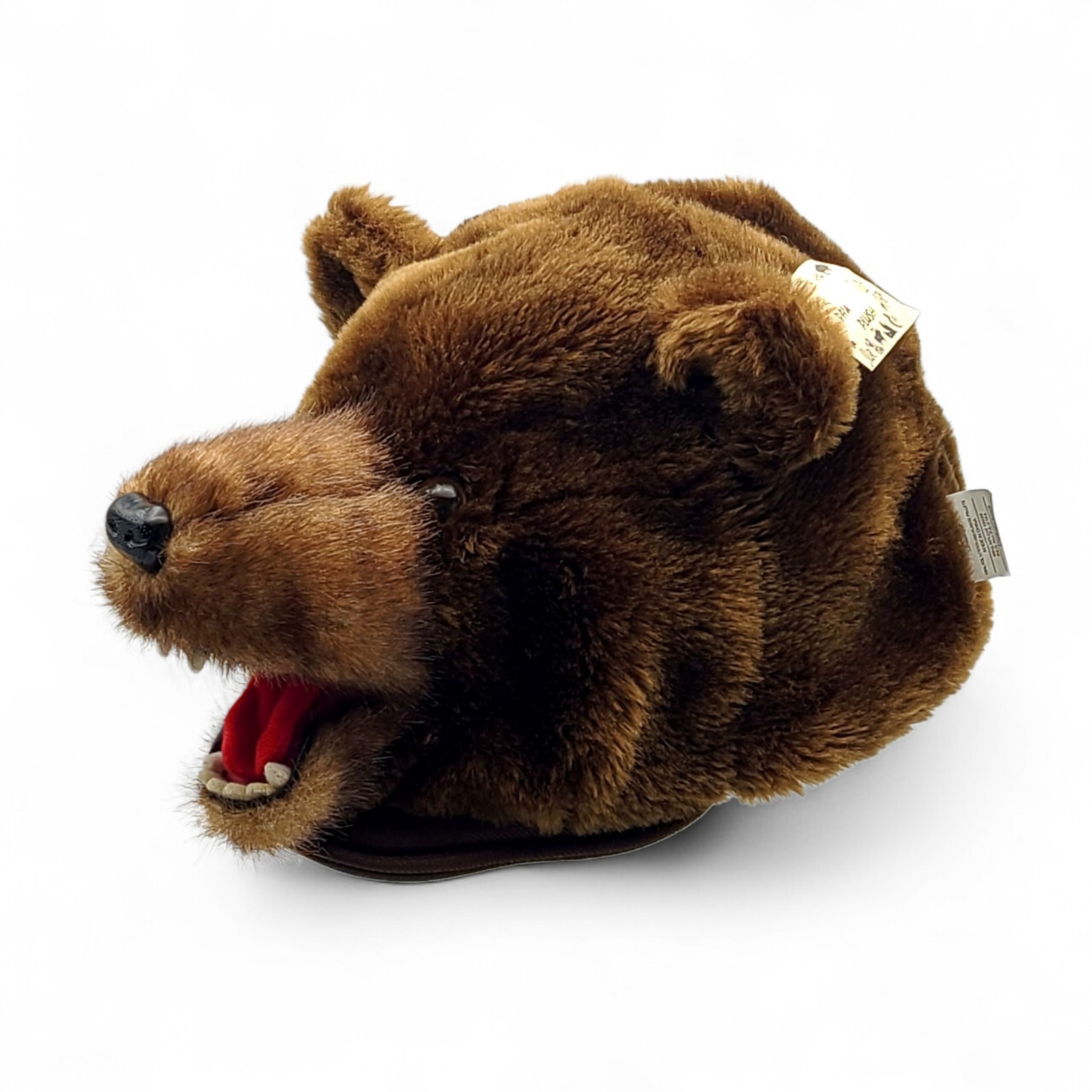 NWT Plush Brown BEAR HAT Cub Scout Costume Cap Realistic by Green ...