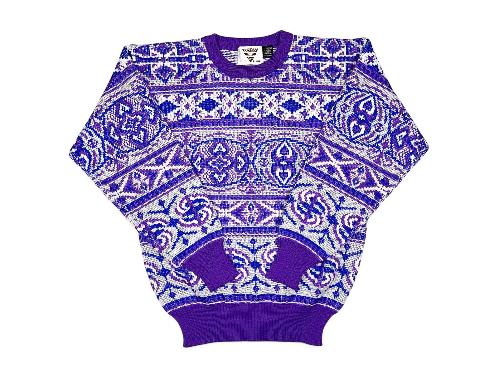 Vintage Tyrolia Skiwear Sweater 80s 90s Acrylic Wool Winter Ski Skiing Women's S