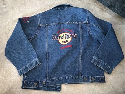Hard Rock Cafe Jean Jacket Phoenix Denim Size Women s XL