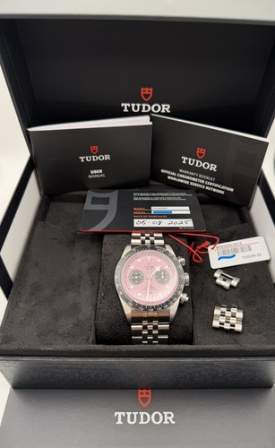 Tudor Black Bay Chrono M79360N-0019 “Pink Dial” 41mm Steel Jubilee 2025 B+P