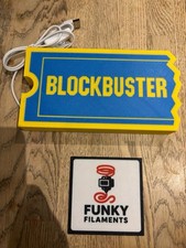 Generic blockbuster ticket USB Powered Movie Theatre Light Box Home Cinema Decor