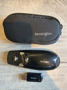 Kensington Expert Wireless Presenter with Green Laser Pointer and Cursor Control