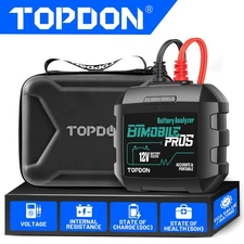 PROS! TOPDON BT Mobile 12V 24V Car Auto Battery Tester 100-2000CCA Charging Test