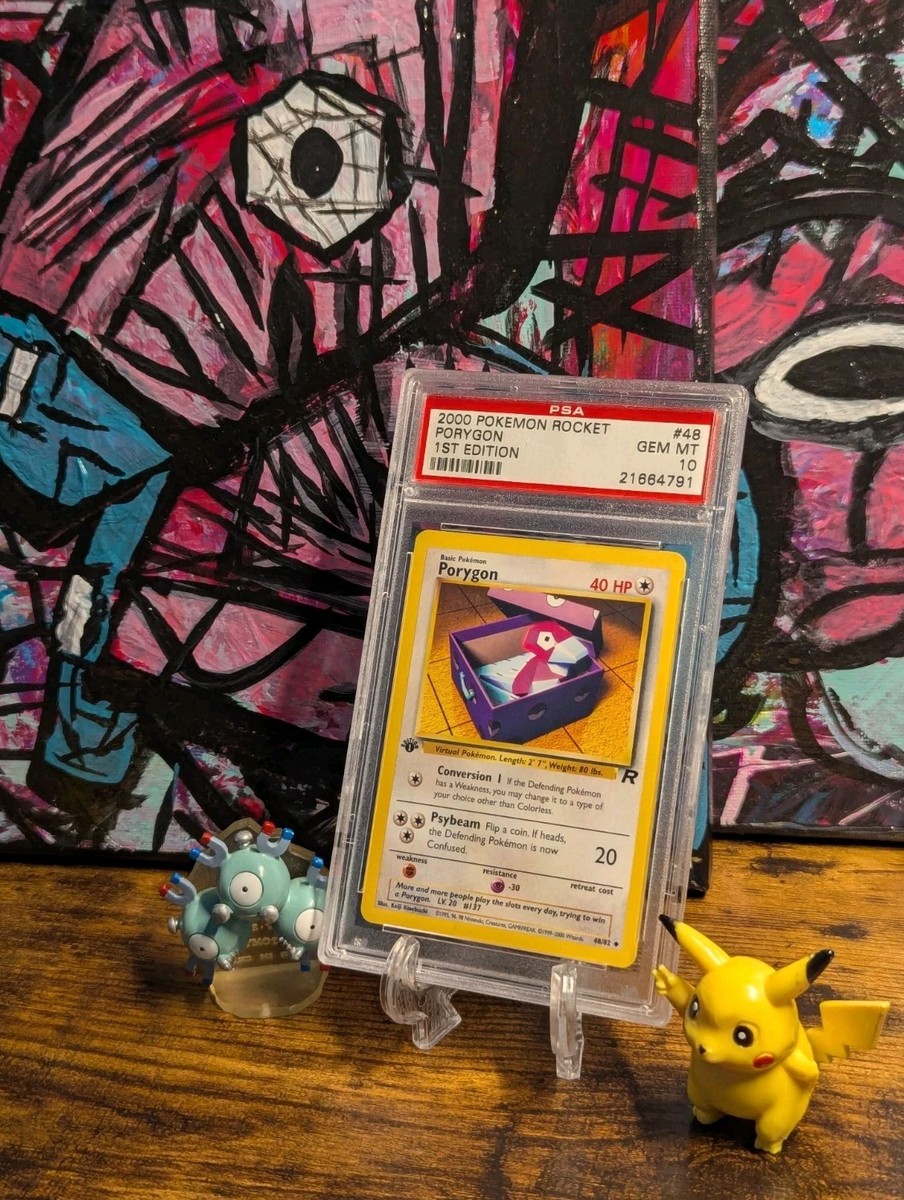 Pokemon WOTC 2000 🩷🩵 Porygon 48/82 Team Rocket 1ST EDITION ⚡ SA