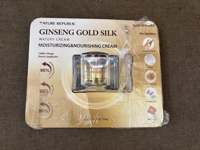 Nature Republic Ginseng Gold Silk Watery Moisturizing & Nourishing Cream 2.5oz 