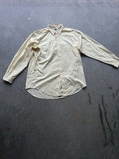 Vintage Polo Ralph Lauren Yellow Classic Fit Oxford Button Down Shirt L