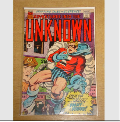 ADVENTURES INTO THE UNKNOWN #166 VG+ (4.5) ACG COMICS AUGUST 1966