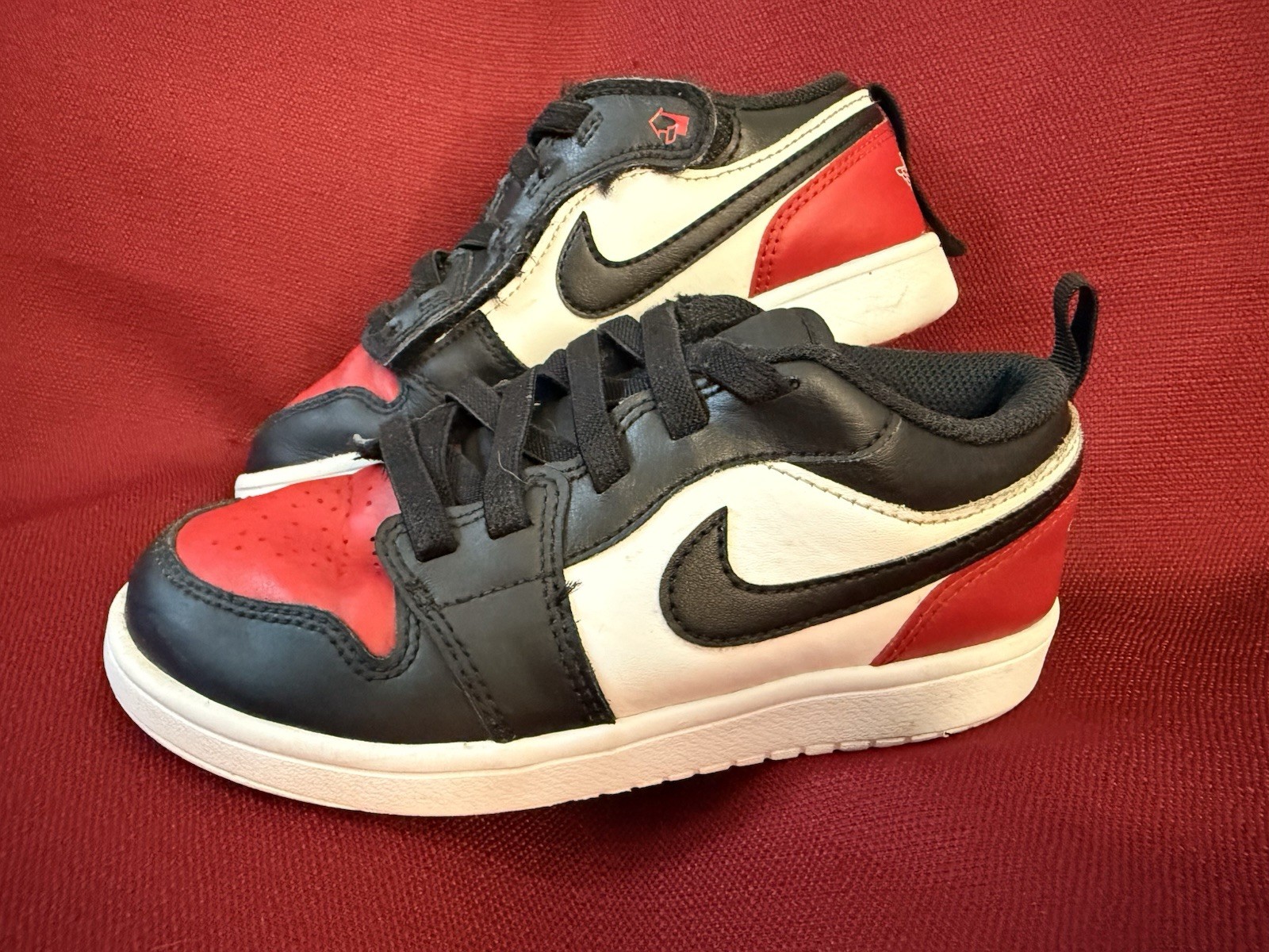 Air Jordan 1 Low ALT 'Bred Toe 2.0' (DR9748-161) Preschool Size 1.5Y (PICS)