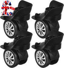 4Pcs Office Chair Wheels Replacement Universal Caster Wheels for Luggage Suitcas