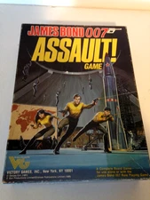 James Bond 007 - Assault Game by Victory Games Inc.  Board Game 1986- Pls Read