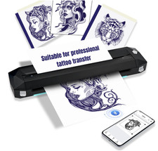 Impresora t rmica inal mbrica para plantillas de tatuaje con Bluetooth o USB.