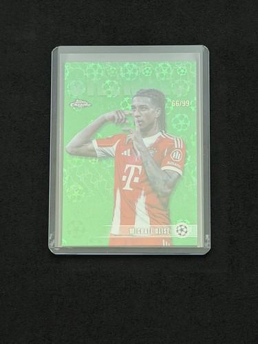 2025-26 Topps Chrome UCC Logofractor Michael Olise SILENCED /99 Bayern Munich