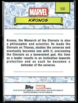 2024 Topps Chrome Marvel #146 Kronos Topps Refractor