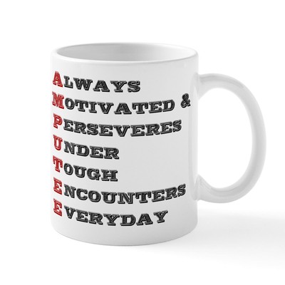 CafePress A.M.P.U.T.E.E. Mug 11 oz Ceramic Mug (878447457)