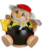 RäUchermann Heimwerker, 11 Cm Hoch, Original Erzgebirge Von Seiffener Volkskunst
