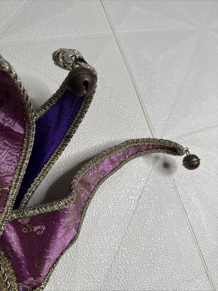 LA MASCHERA DEL GALEONE Pink Joker Mask Hand Painted Venezia Italy With Tag. - Image 4 of 4