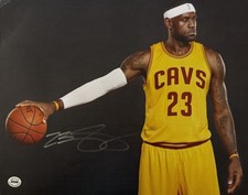LeBron Raymone James Sr. Cleveland Cavaliers Rare Signed 11x14 Autographed W/COA