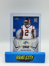 2021 Leaf Draft #BA-OG1 Olaijah Griffin Autographs