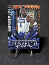 2025-26 Bowman Basketball Chrome Refractor Hobby Stars Anthony Edwards #HS-14