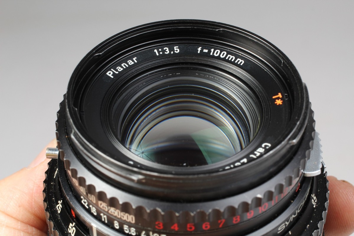 BLACK ZEISS HASSELBLAD 100MM F/3.5 T* PLANAR FOR V SERIES CAMERAS
