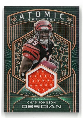 2020 Obsidian #AM5 Chad Johnson Atomic Material Electric Orange sellerMS /40