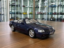 Norev Dealer Edition Mercedes-Benz SL 500 (1998–2001) Azure Blue [ 1/18 Diecast]