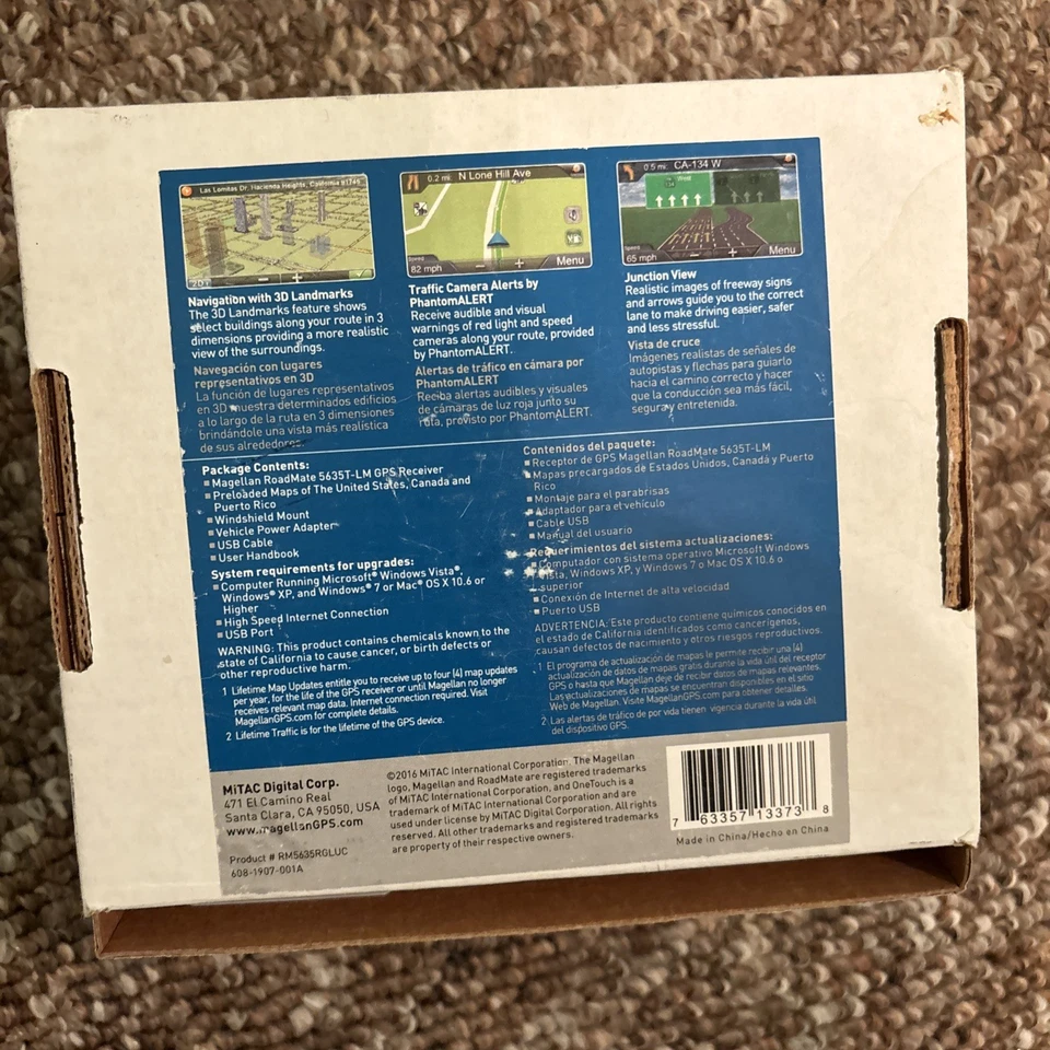 Magellan Road mate 5635T-LM 5” GPS NAVIGATOR, 30 Landmarks - Image 3 of 4