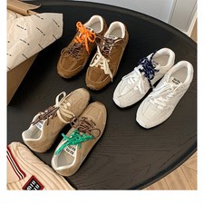 Women's 2025 Summer New Leather Retro Versatile Sports MM Shoes