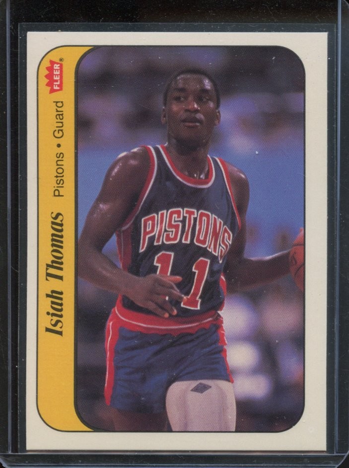 1986-87 Fleer #10 Isiah Thomas Stickers