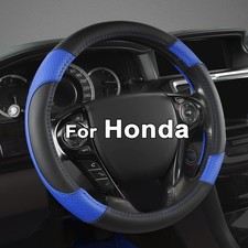 Microfiber Leather Steering Wheel Cover for Honda Accord Civic CR-V HR-V Pilot