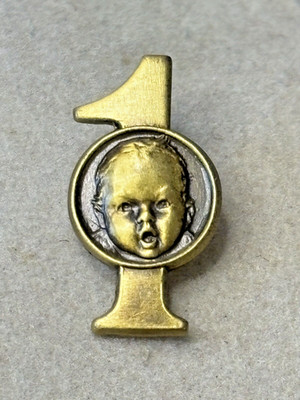 Gerber Products Company 1 Year Employee Service Lapel Tie Pin Gemco RARE