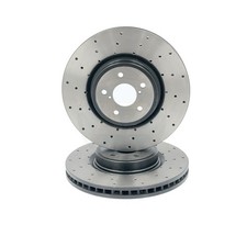 FITS SUBARU LEGACY 2.5 GT 3.0 R OUTBACK 3.6 R DRILLED FRONT BRAKE DISCS 316mm