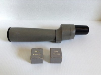 Bushnell Sentry II 50mm  Spotting Scope  20x 32x 48x Eyepieces Custom Wood Case
