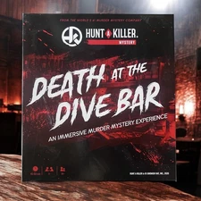 Hunt a Killer DEATH AT A DIVE BAR Detective Crime Game NEW but Unsealed Family
