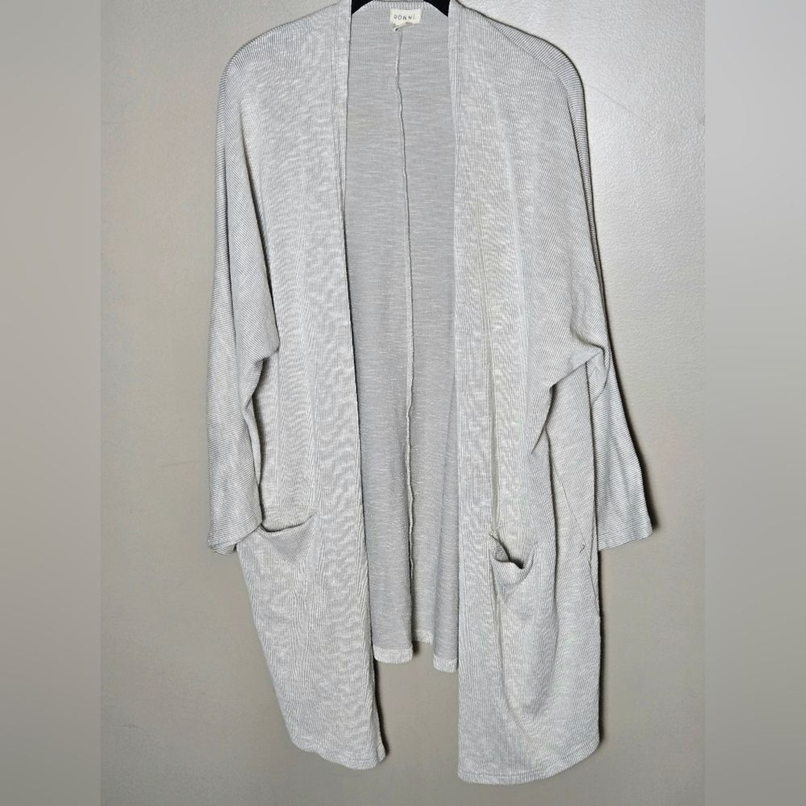 Anthropologie Donni Ribbed Elevated Basic Cardiga… - image 1