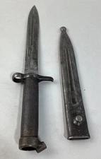 Swedish 1896 Mauser Bayonet with Scabbard EJ-AB Crown Marked