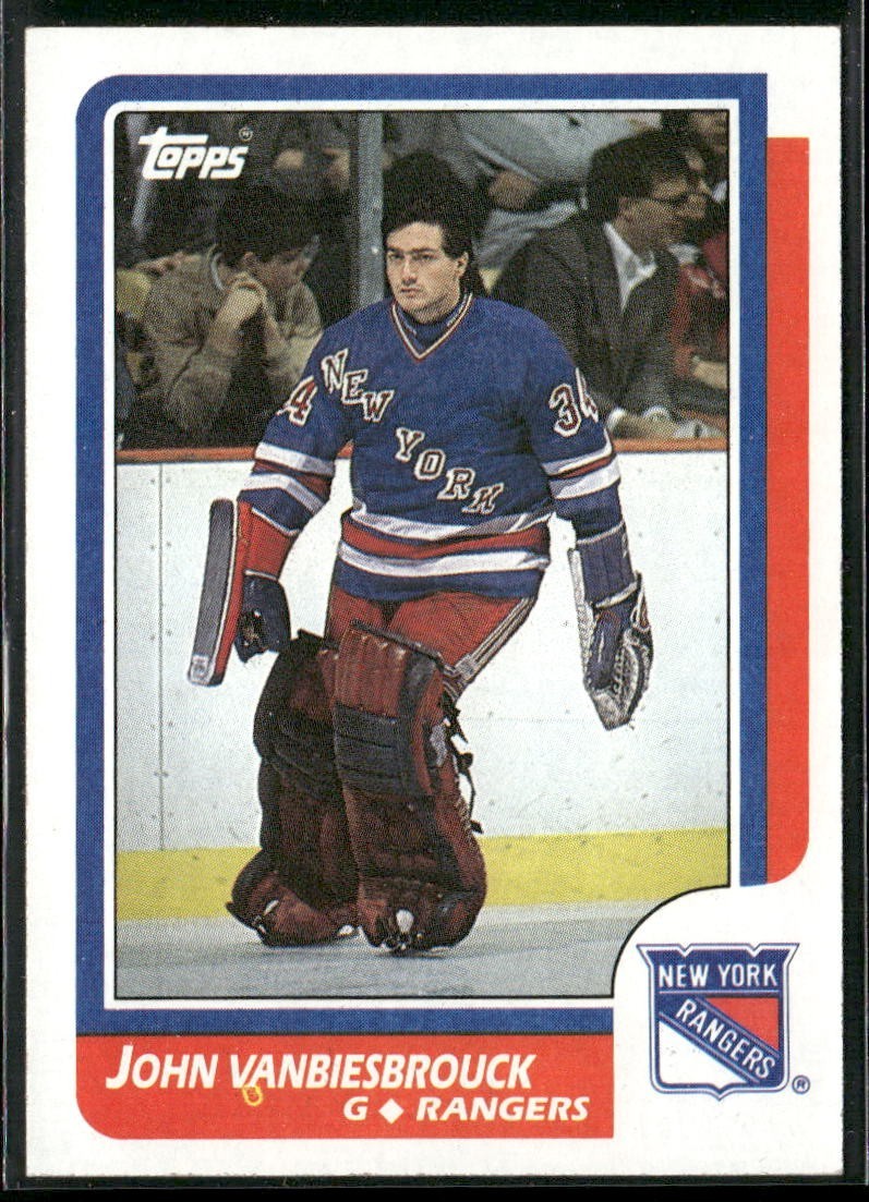 1986-87 Topps - John Vanbiesbrouck Rookie #9 ~ NM-MT ~