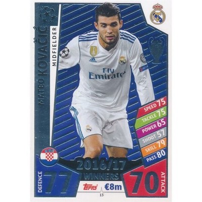 Topps Match Attax Champions League 2017/18 - CL1718-013 - Mateo Kovacic