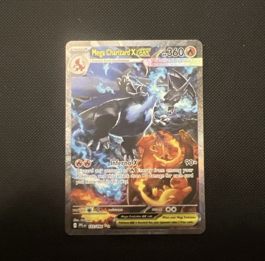 Mega Charizard x EX 125/094 Me02: Phantasmal Flames Holo