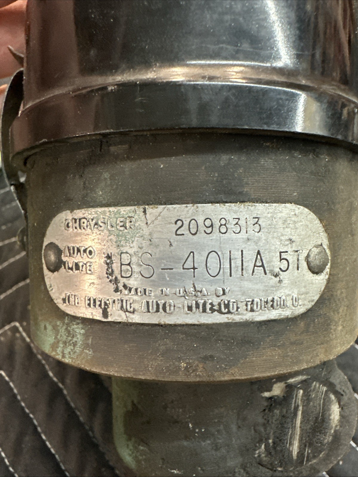 1962년형 크라이슬러 300H 413 프레스톨라이트 배전기 2098313 BS-4011A 2