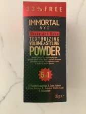 Immortal NYC 5in1 Shake & Rake Texturizing Volume & Styling Powder 30gr.  NEW