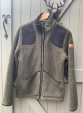 Aigle dunkelgrüne Country Wear Fleecejacke Gr. S (40") Brustumfang