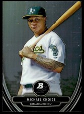 2013 Bowman Platinum Prospects Michael Choice Rookie Oakland Athletics #BPCP71